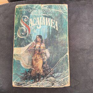Sacajawea By Anna Lee Waldo Paperback Historical Fiction Worn Cover 1978 Edition